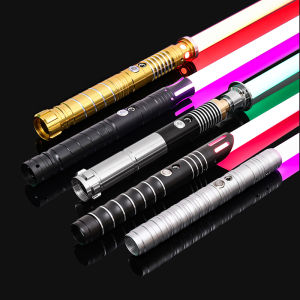 RGB Lightsaber โลหะดาบเลเซอร์ Rave กระพริบของเล่น Espada Saber เลเซอร์ Saber De Luz Light Stick คอสเพลย์ Luminous Led Stick