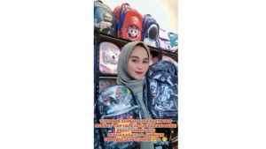 BGC Tas Ransel Sekolah Anak TK Tas Mobil On The Road TSUM TSUM Anti Air - Biru Pink OTR TSUM TAS