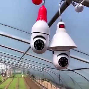 Light bulb CCTV Drone FHD1080P 360 degree Panoramic CCTV Wireless Wifi Camera Two Way Audio Panoramic Night Vision