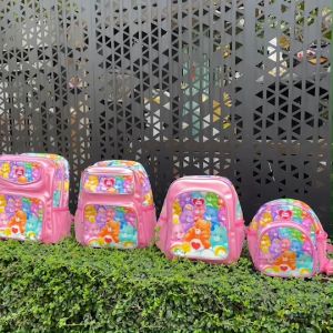 กระเป๋าเป้เด็กนักเรียน กระเป๋าเป้สะพายหลัง Care Bears ขนาด 10 นิ้ว