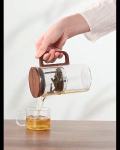 Shizukesa Premium Glass Magnetic Infuser Teapot (500ml)