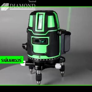 [แถมแบตเตอรี่สองก้อน] เครื่องวัดระยะเลเซอร์ 4D 360 องศา เครื่องวัดระดับเลเซอร์ 16 บรรทัด เครื่องวัดระดับเลเซอร์