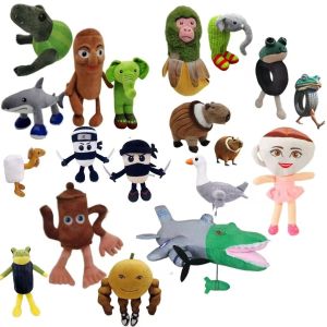 Tungtungsahur Italian Brainrot Tralalero Tralala Ballerina Cappuccina Animal Plush Toy Fun Plush Toy Companion Doll Gift