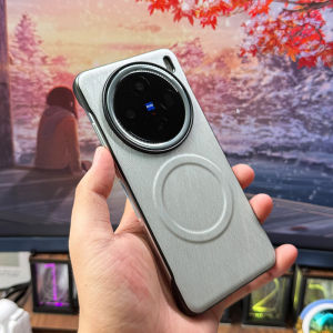 Ốp lưng siêu nhỏ cho Vivo X200s X200 Pro Mini Ultra Vỏ vỏ điện thoại PC cứng họa tiết giả da không khung