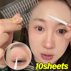 Dorisna 10 Sheets 3D Strong Support Double Eyelid Tape Self-Adhesive Transparent Super Invisible Eyelid Lift Strips