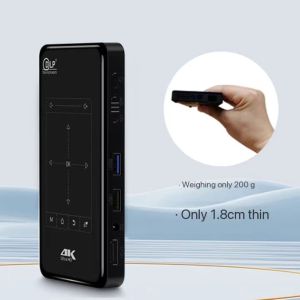 Mini Portable Projector Home Theater 4K 3D DLP Android Smart Ceiling Car Outdoor Wifi Bluetooth Mobile Battery Rechargeable LED