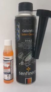 LÀM SẠCH BẦU CATALYTIC XE Ô TÔ BẰNG SENFINECO 9942 (Catalytic System Cleaner 9942 300ml)