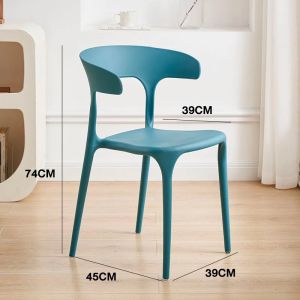 Nordic Plastic Office Chair Living Room Chair Dining Chairs furniture Coffee Chair Stackable