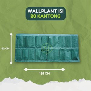 Wall planter bag 20 kantong pot dinding wallplant
