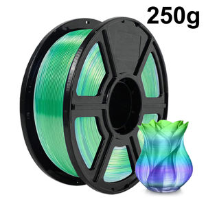 Sợi Nhựa PLA Trong Suốt Có Độ Chuyển Màu 1.75mm 250g/1Kg Tím Đỏ Vàng Cam Xanh Lam Pha Lê Xanh Lục Dành Cho Máy In 3D