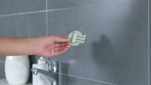 Gantungan Tempel Hook 3 Cabang Aksesoris Kamar Mandi Gantungan Hook Kait Kaitan