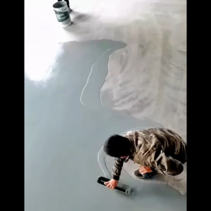 👍1000g With Brush👍Water-Based 3 In 1 Epoxy Resin Floor Paint For Cement Floor Color Change Indoor Wear-Resistant Anti-Slip Waterproof Renovation