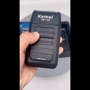 Alat Cukur Rambut Kemei KM-1102/KM 1102 Shaver Alat Cukur Rambut Jenggot Kumis Botak Cas KM 2024