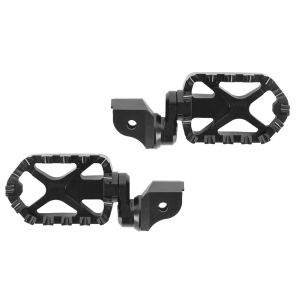 Chỗ Để Chân Có Thể Điều Chỉnh Cho BMW R1200GS R1250GS F750GS F850GS S1000XR - Chỗ Để Chân Xe Máy Màu Bạc/đen Chống Trượt Với Khả Năng Điều Khiển Nâng Cao