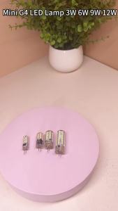10 Bóng Đèn LED G4 5W/9W 12V Tiết Kiệm Năng Lượng 360 ° Đèn Silicon Góc Chiếu Thay Thế Đèn Halogen Cho Đèn Chùm