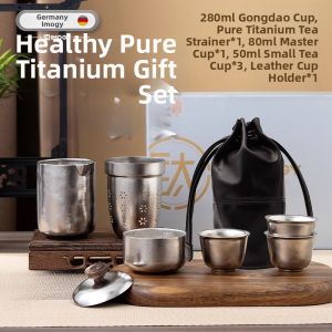 IMOGY | Pure Titanium Portable Tea Set