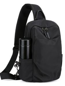 Túi Đeo Chéo Nam Dung Tích Lớn Vải Oxford Thường Ngày Đựng Cốc Nước Chống Thấm Nước Thời Trang Túi Đeo Vai Nhỏ