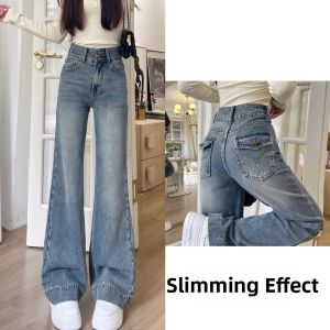 Trendy Stylish Versatile Slim Straight Flared Jeans