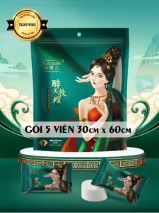 Gói 5 Viên Khăn Tắm Nén MINAIER Chất Lượng Cao [30*60cm]