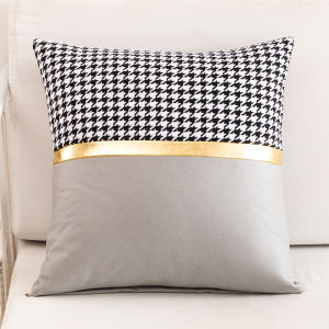 Imitation Leather Tech Fabric Thickened Pillow Cover