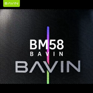 BAVIN BM58 Hi-Res Audio 250W Portable Bass Party Bluetooth Karaoke Speaker 12000mAh w/RGB LED Lights+Wireless Microphone