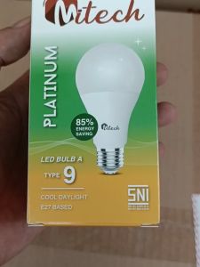 Mitech Platinum 21/18/15/12/9/7/5 Watt Lampu LED Garansi 1 Tahun Murah Berkualitas