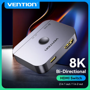 Vention | Vention HDMI Switcher 8K Bi-Direction 2.1 HDMI Switch 1x2/2x1 Adapter 2 in 1 Out Converter for PS4/5 Xiaomi TV Box HDMI Splitter