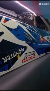 Stiker Striping Supra Fit X Grafis Variasi Dasar Warna 003