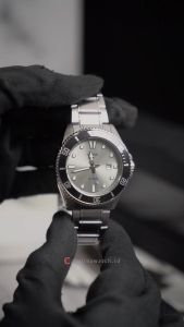 Jam Tangan Pria Casio MDV-107D-8A Dark Grey Dial Silver Stainless Steel Band