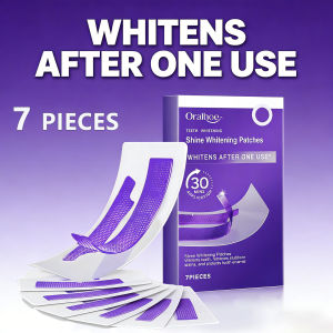 Purple Teeth Whitening Strips – Remove Plaque & Stain Brighten Tooth & Freshen Breath Oral Hygiene Bleaching Dental Care Tools