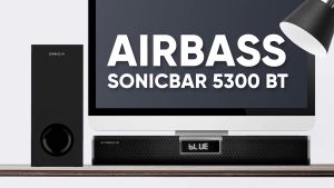 SonicGear Sonicbar 5300BT AirBass Soundbar with Wireless Subwoofer