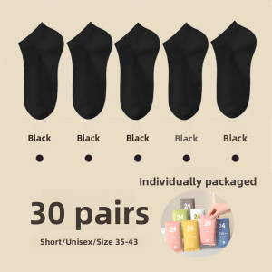 MONLEYTA | Disposable Cotton Compression Socks Men Women Travel Short Mid-Calf Anti-Odor No-Wash Daily Throwaway Pure Cotton Socks