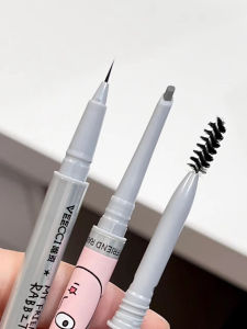 Veecci Eyebrow Pen ปากกาเขียนคิ้วแบบไม่ซีดจาง ทนทานต่อการสูญเสียสี 4 ขา สำหรับผู้หญิง คิ้ว 4 ขา ธรรมชาติ สำหรับนักเรียน