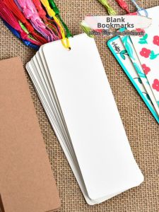 Leather Bookmark Large Hole-punched with Tassels Hand-drawn DIY Painting Reinforced