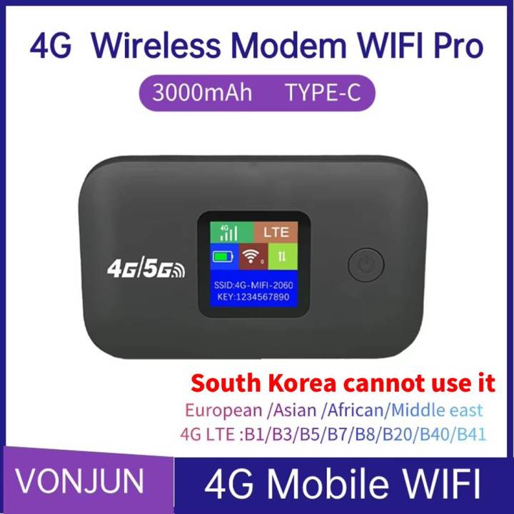 4G Mobile WIFI Router 150Mbps 4G LTE Wireless Router Portable Pocket ...