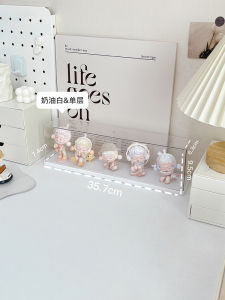 Acrylic Dustproof Figure Storage Box Display Shelf for Lego Ornaments Pop Mart Collectibles Home Organization Storage Box