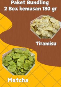 Keripik Pisang Coklat Lumer VIRAL TERLARIS PAKET HEMAT 2 BOX PACK 180gr