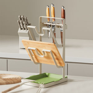 Drainable Pot Lid Organizer Storage Rack