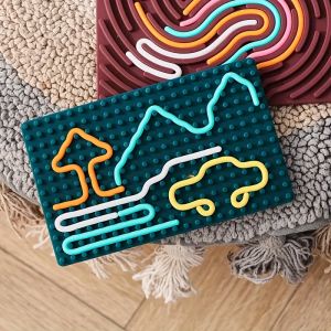 Multifunctional Sensory Silicone Play Mat - Customer Favorite Activity Board for Early Learning Social & Emotional Skills Development Creative Educational Toy