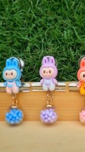 ตัวหนีบเข็มขัดนักเรียน🎀[สินค้าพร้อมส่ง!!]  ตัวหนีบเข็มขัด ที่หนีบเข็มขัด ลาบูบู้ น่ารัก (belt clip)