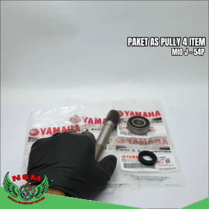 Paket 4 item as pully mio j + bearing 6203 + bearing pully + seal as pully mio soul gt / fino f1 / xride 115