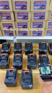 Pin MACAN 15 Cell 21V dung lượng cao chân pin phổ thông