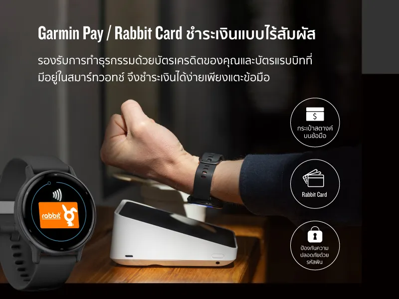 GARMIN Vivoactive 5 นาฬิกา Smart Watch อัจฉริยะเพื่อสุขภาพและไลฟ์สไตล์