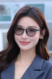 Chuyển tiếp photochromic Gọng dáng tròn đầy đủ ống kính kính đọc sách cho Nam Nữ Kính râm trong suốt độc giả kính lúp