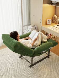 Foldable Office Chair Sofa Style Sleeping Computer Chair Backrest Dormitory Chair Lazy Person Can Lie down Working Chair