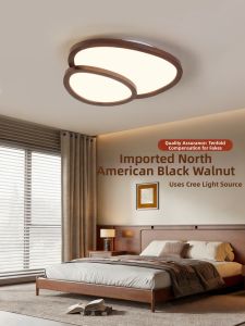 DGY | Retro Creative Ceiling Light with Eggstone and Walnut