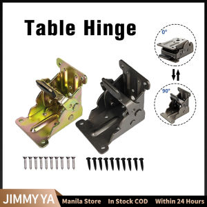 90 Degree Folding Hinge Self-Lock Table Hinge Folding Desk Furniture Support Brackets Hinge To Space Save