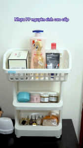 Inochi Nachi Plus Storage Rack – 3-Tier Multi-Purpose Shelf for Kitchen Bathroom or Bedroom