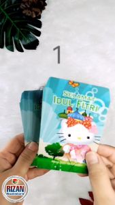 Amplop Angpao Lebaran Tema Kartun Ukuran Besar (1 Pack = Isi 10 Pcs)