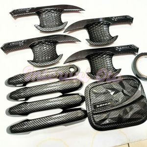 Cover Outer Handle Tank Cover Pintu Mobil All New Innova Zenix 2023 Carbon Type G dan V
